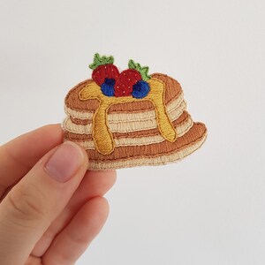 Fruity Pancakes Handmade Sew-On Patch