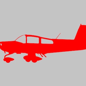 AA-5B Tiger Airplane Silhouette 2 Vinyl Decal One Color ANY COLOR! Window Sticker