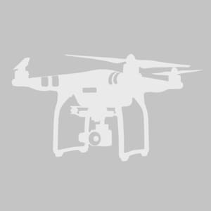 DJI Phantom Silhouette Vinyl Decal One Color Any COLOR! Window Sticker