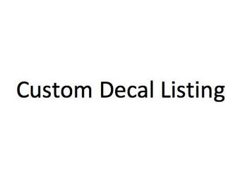 Custom Artwork Options