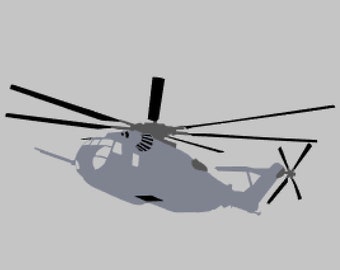 CH-53E スーパースタリオン ヘリコプター 手組み マルチカラー VIP ビニール デカール ウィンドウ ステッカー