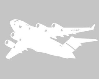 C17 Globemaster Silhouette Png - Etsy