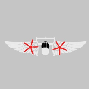 Air Attack OV-10 Airplane with wings Hand Assembled Multi-colored VIP Vinyl Decal Window Sticker