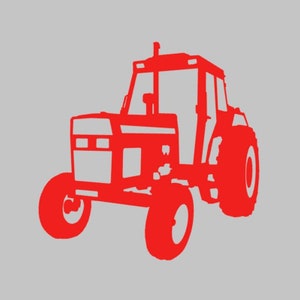 MF 399 Tractor Silhouette Vinyl Decal One Color ANY COLOR! Window Sticker