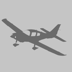 C400 Airplane Silhouette Vinyl Decal One Color ANY COLOR! Window Sticker
