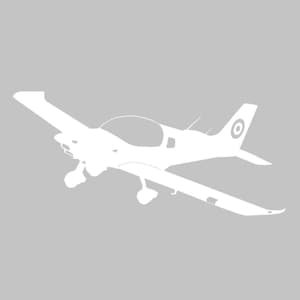 Sling Aircraft Airplane LSA Silhouette One Color- ANY Color!
