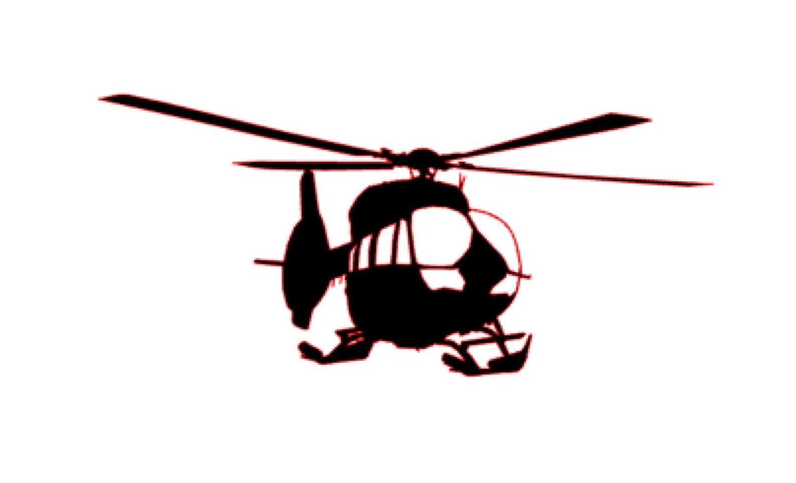 Airbus Helicopters H145 Eurocopter EC145 Silhouette Vinyl Etsy