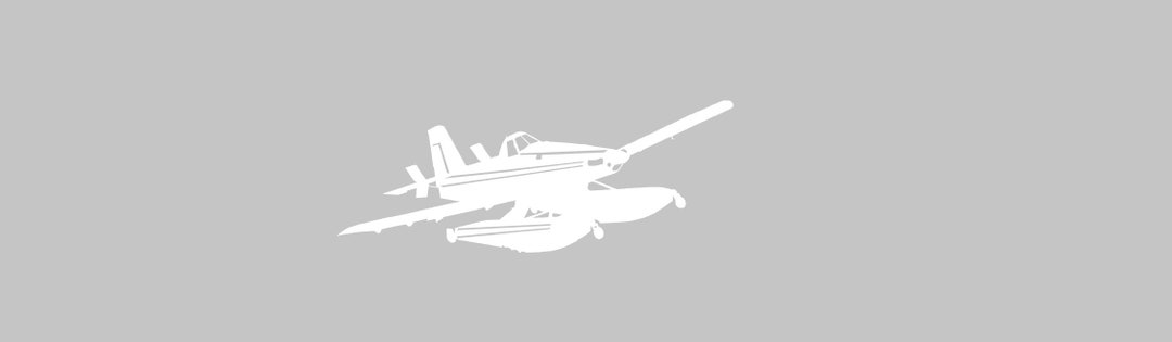 AT-802F Airplane Silhouette Vinyl Decal One Color ANY COLOR! Window ...