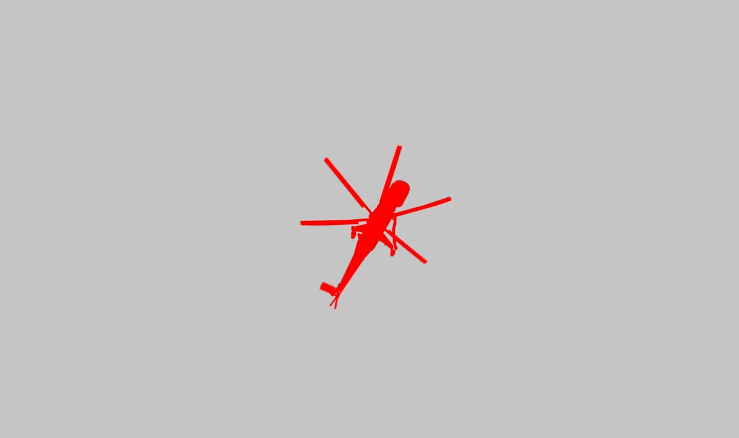 CH-54 Tarhe Helicopter Fire Overhead Silhouette Vinyl Decal Window Sticker