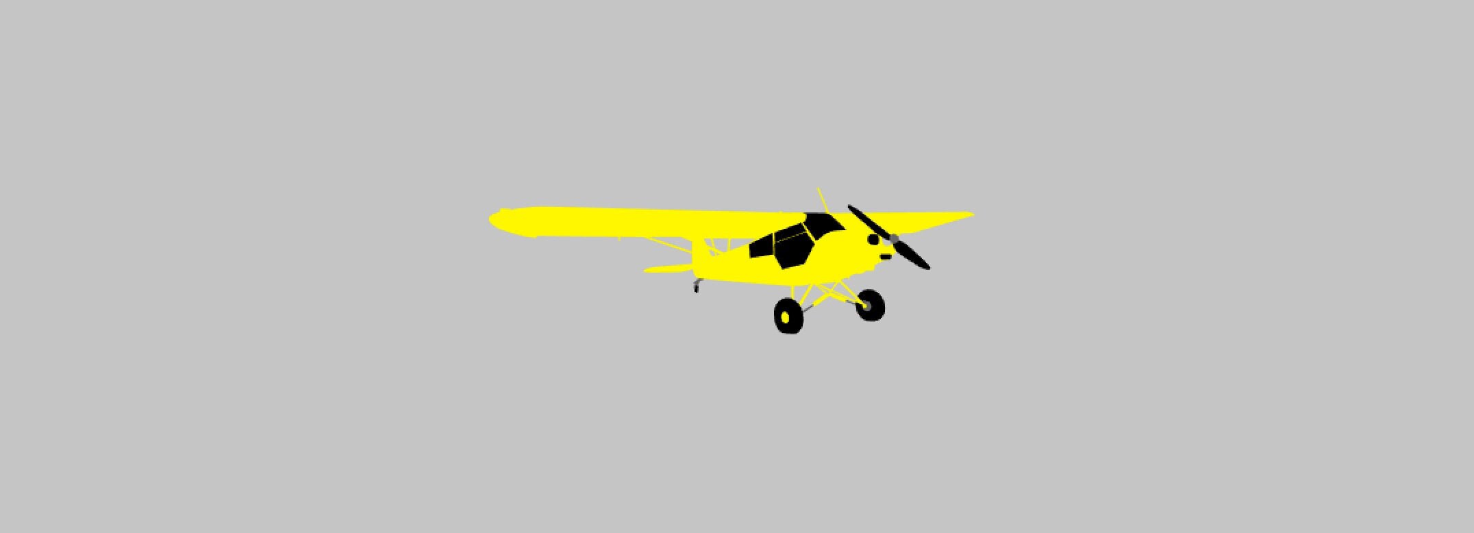 PA-18 Airplane Hand Assembled Multi-colored Vinyl Decal Window Sticker ...