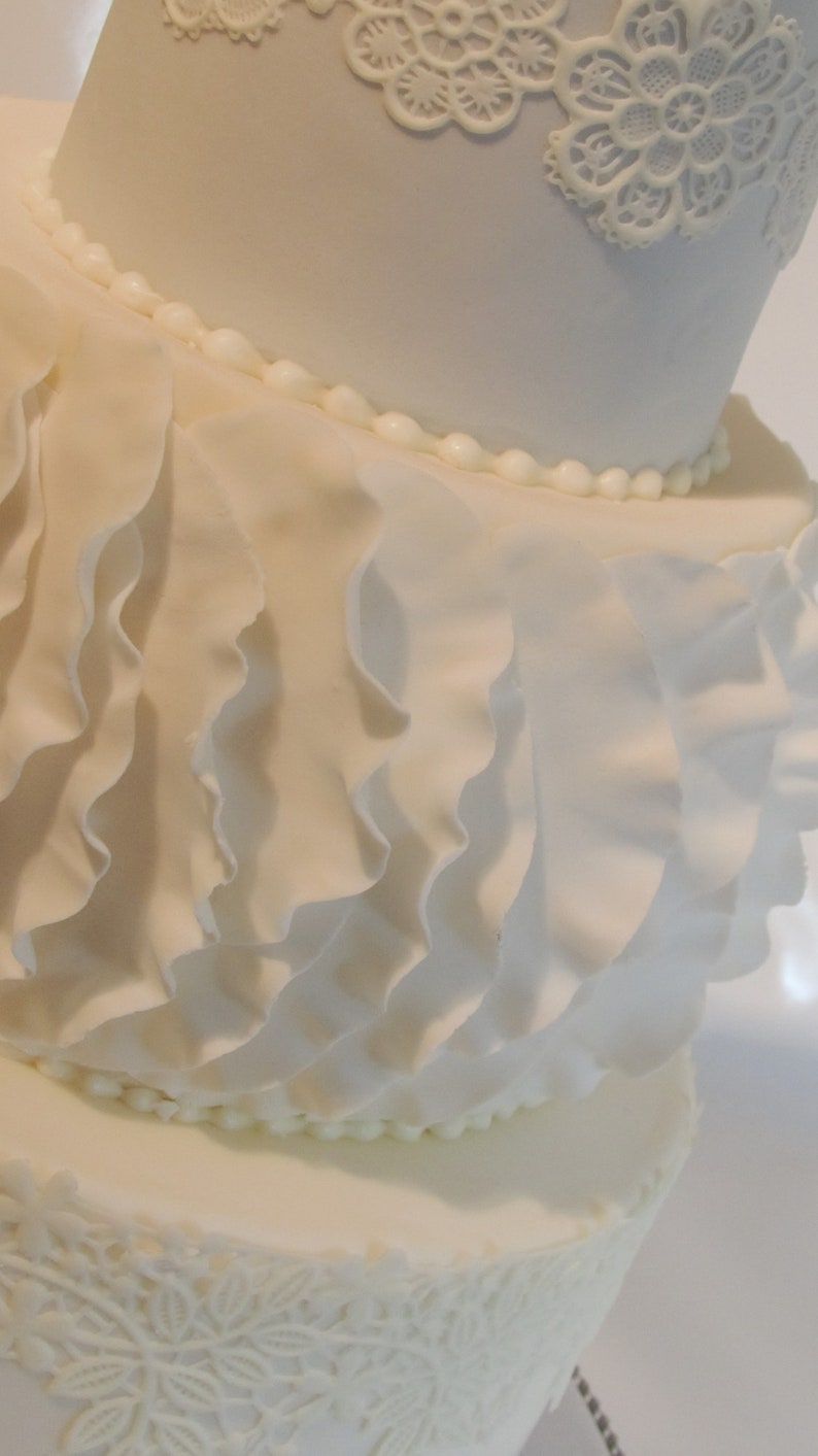 Wedding Cakes Cake Lace Mould Flexible Sugar Icing Mould Etsy