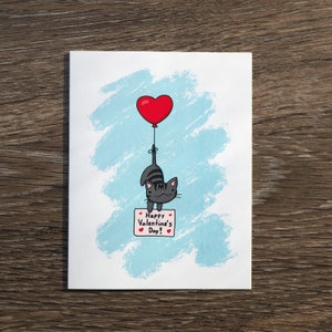 Love Momo : une carte de chat de la Saint-Valentin de Tutimon