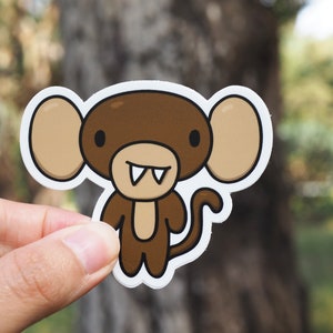 Tiny Monkey: A Vinyl Monkey Sticker from Tutimon