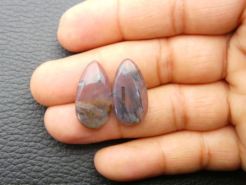 Stick Agate Cabochons Pear Shap Stick Agate Loose Gemstone Stick Agate Gemstone-Stick Agate Jewelry-AAA Quality-23x12.5 MM JC-4368