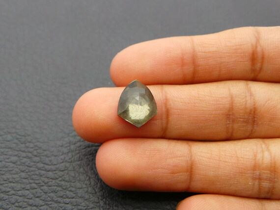 Pyrite And Crystal Doublet Mix Shap One Side Chacker Cut Cabochons Pyrite And Crystal Doublet Loose Gemstone-AAA Quality-12 MM JC-5339