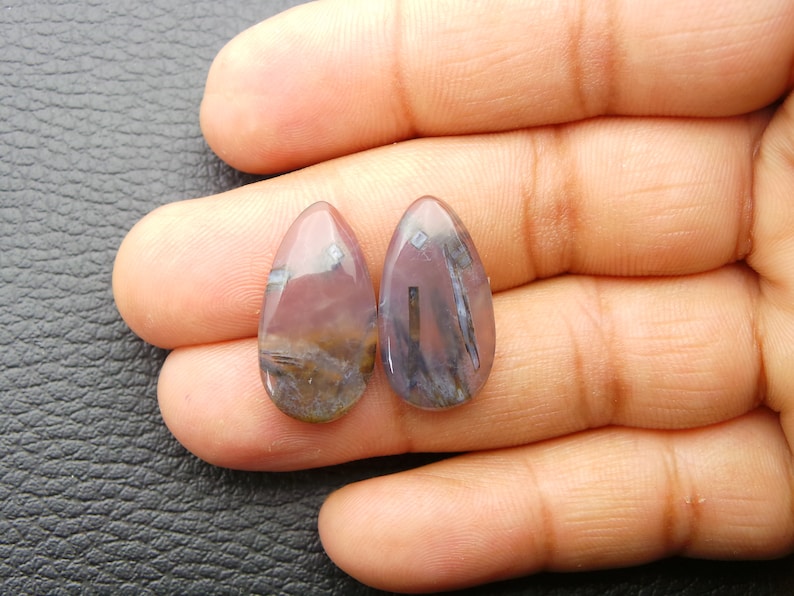 Stick Agate Cabochons Pear Shap Stick Agate Loose Gemstone Stick Agate Gemstone-Stick Agate Jewelry-AAA Quality-23x12.5 MM JC-4368