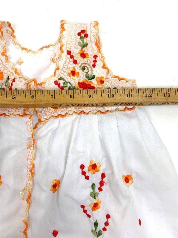 2 Vtg Toddler Girls Smocked Embroidered Dress 2T … - image 6