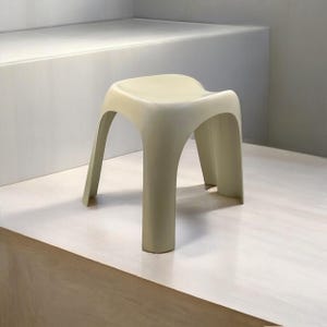 Space Age Bilumen STACKI Stool: Giorgina Castiglioni 1970s Italian Design