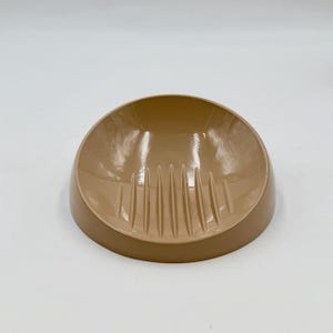 Vintage 1970s Gedy Bathroom Set Taupe ABS by Makio Hasuike Italian Design image 7