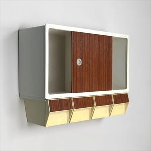 Vintage Curver Wandschrank 1970er Jahre Kunststoff Regal Bild 7