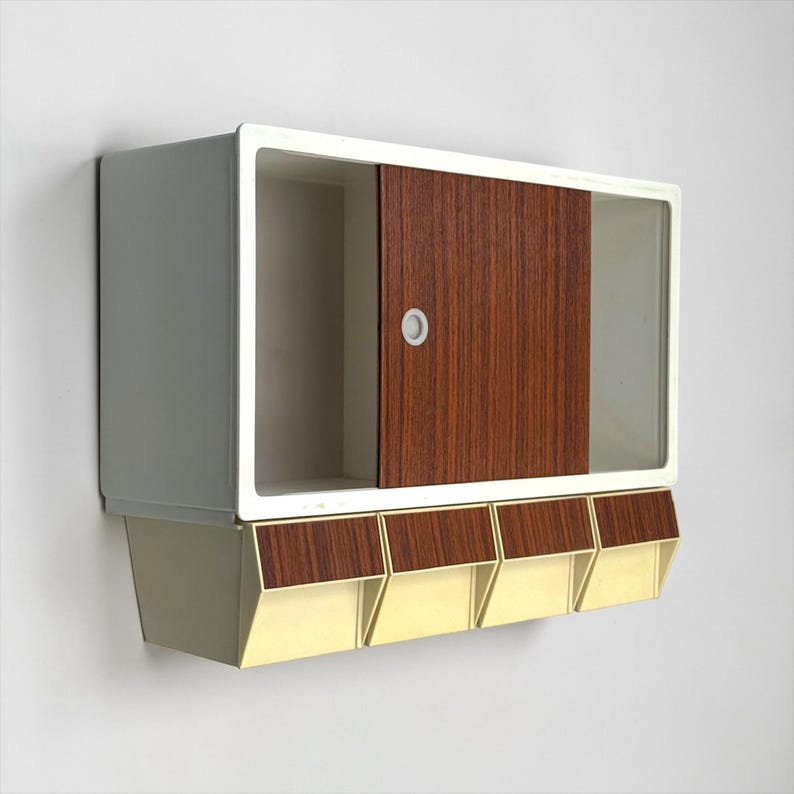 Vintage Curver Wandschrank 1970er Jahre Kunststoff Regal Bild 7