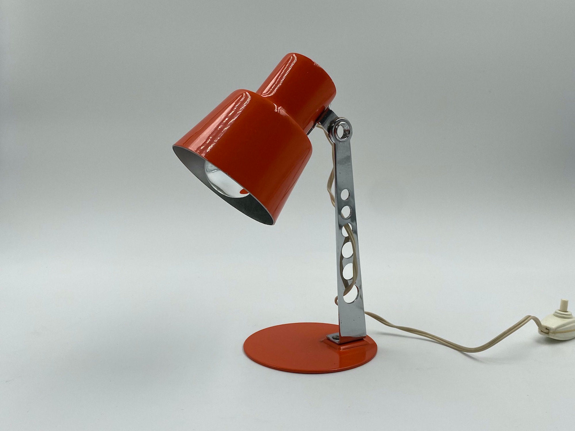 Desk Lamp in Metal, Targetti SANKEY 1970s Lampe De Bureau Design Italien -   Israel