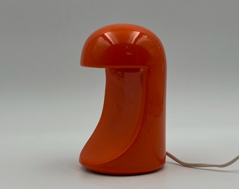 Lampe « Longobarda » de Marcello Cuneo - Céramique Gabbianelli orange clair - Design italien emblématique des années 1960 - Design Space Age - Chef-d'oeuvre vintage