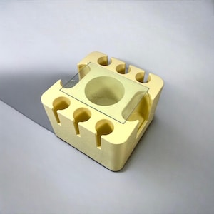 1960 年代のヴィンテージ、Artemide の Bacco モバイル バー カート - Sergio Mazza によるデザイン - ガラス棚、ボトル収納、車輪付きのドリンク トロリー