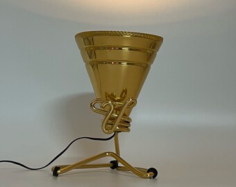 Sottsass Table Lamp Rinnovel - 1950s Brass Lamp - Mid Century Light