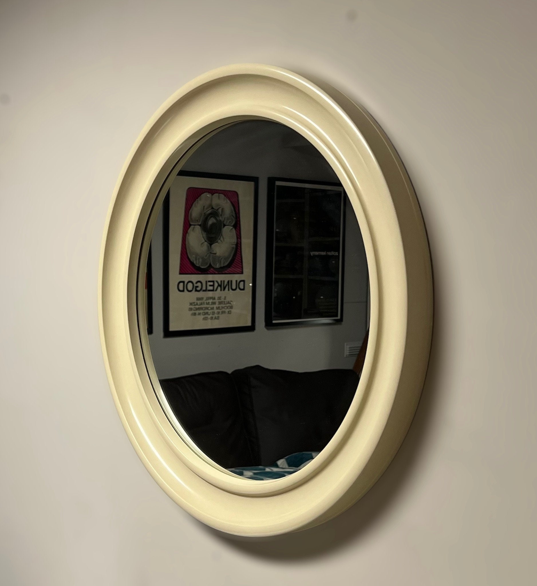 Carrara & Matta 70s Mirror Space Age Vintage Bakelite Mirror Etsy