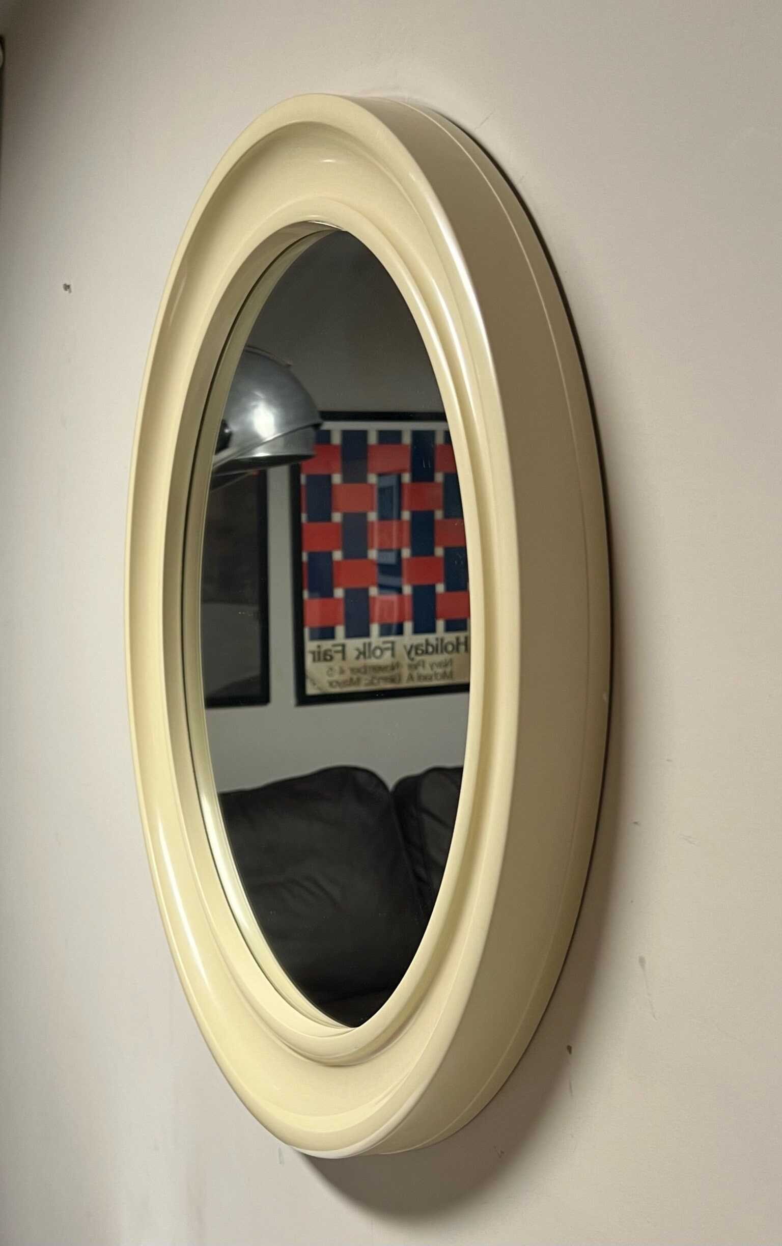 Carrara & Matta 70s Mirror Space Age Vintage Bakelite Mirror Etsy