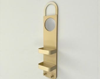 Organizador de pared de los años 70 de Makio Hasuike para Gedy Space Age Bathroom Storage