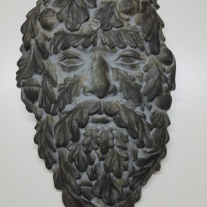 Large Green Man Nature Leaf Man Protector of the Forrest