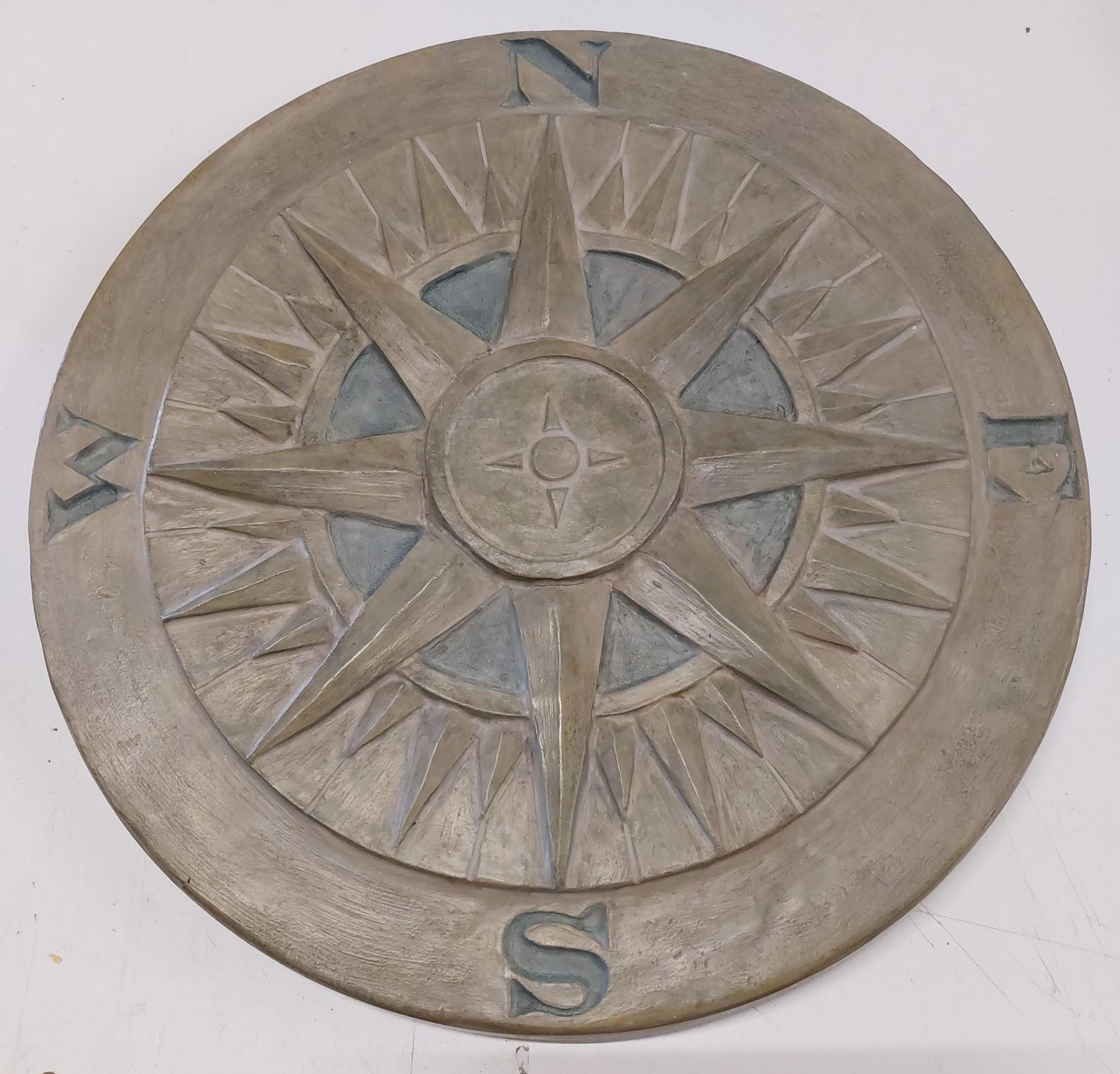 Regular Compass LIMITED EDITION Compass Rose/star Steppingstone Garden Art Landscaping ...