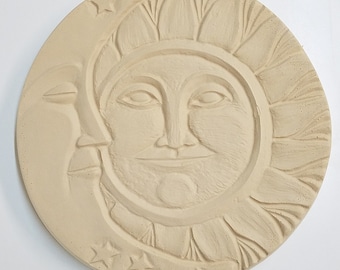 Sun and Moon betonnen opstap, tuindecor (seconden)