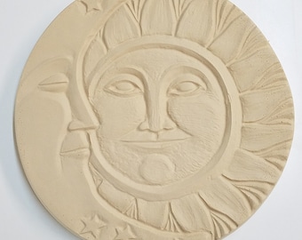 SALE! REG THICKNESS Sun and Moon Steppingstones Garden Decor