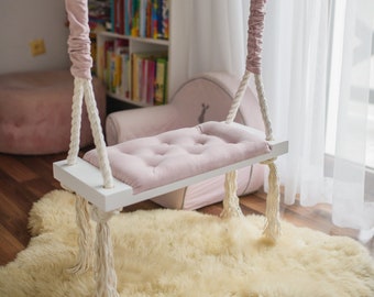 Balançoire MOYEN OhSwing 60x25 - Rose Glamour. Pour les enfants!