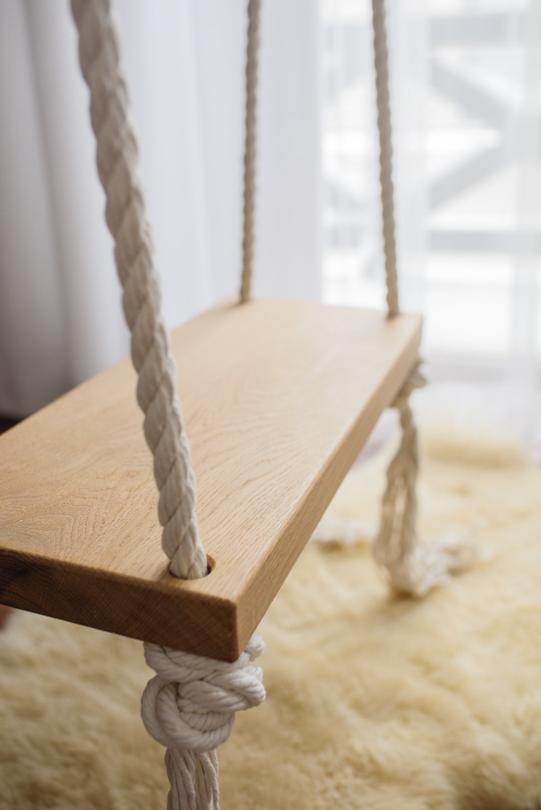 ¡Columpio OAK para niños y adultos! Columpio XXL ESTILO BOHO 90 x 25  Presente, obsequio, regalo de cumpleaños columpio para el hogar, columpio  de