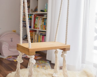 OAK swing for children and adults! BOHO STYLE 50x25cm