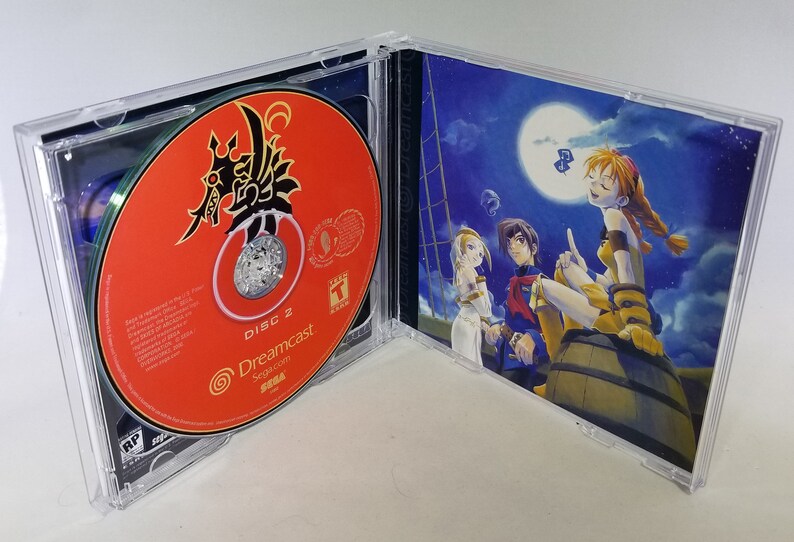 Cover -- Case Insert VGA compatible -- Discs Skies of Arcadia Reproduction for Sega Dreamcast
