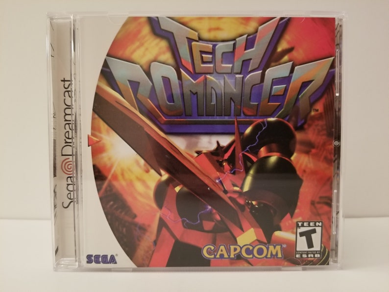 Inserts Tech Romancer Reproduction for Sega Dreamcast Case Disc Full Manual --