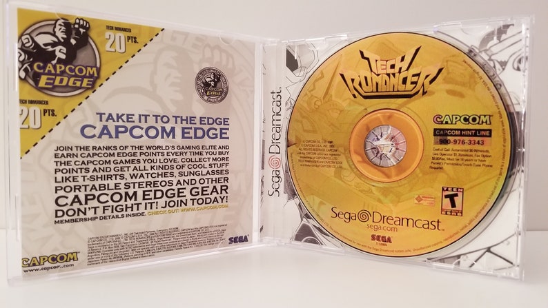 Inserts Tech Romancer Reproduction for Sega Dreamcast Case Disc Full Manual --