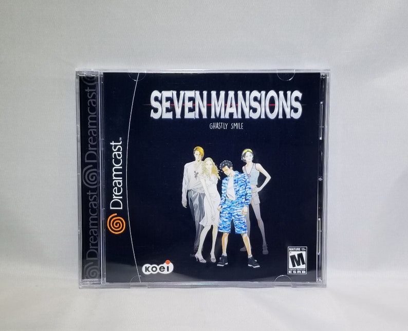 Case Seven Mansions English Translation for Sega Dreamcast --Disc Insert Cover --