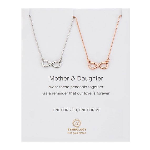 MOTHER DAUGHTER JEWELRY W/birthstones Two Circle Minimalist Sterling Silver Infinity  Necklace Link Necklace Mom Jewelry Mother Day Gift - Etsy | Mother daughter  jewelry, Infinity necklace silver, Daughter jewelry