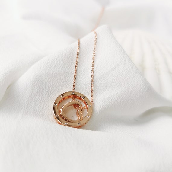 Collana Con Ciondolo Per La Migliore Zia - Regalo Per Compleanno O Natale Con Incisione 'I Am As Lucky As Can Be, The Best Auntie In The World Belongs To Me'