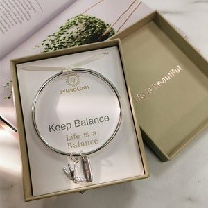 Brazalete de plata con dije de golondrina, joyería espiritual, brazalete manifiesto, regalo de aliento, brazalete de plata delicado, regalo de Navidad para ella