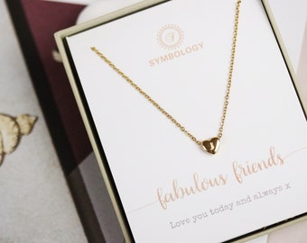 Personalized Initial Heart Necklace: Stainless Steel Alphabet Jewelry