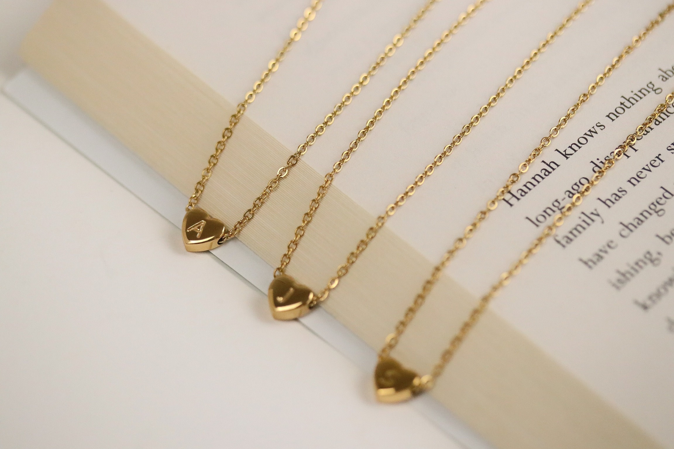 Collana Iniziale A Cuore Oro Rosa – Regalo Personalizzato Per Amiche, Sorelle E Mamme - 2