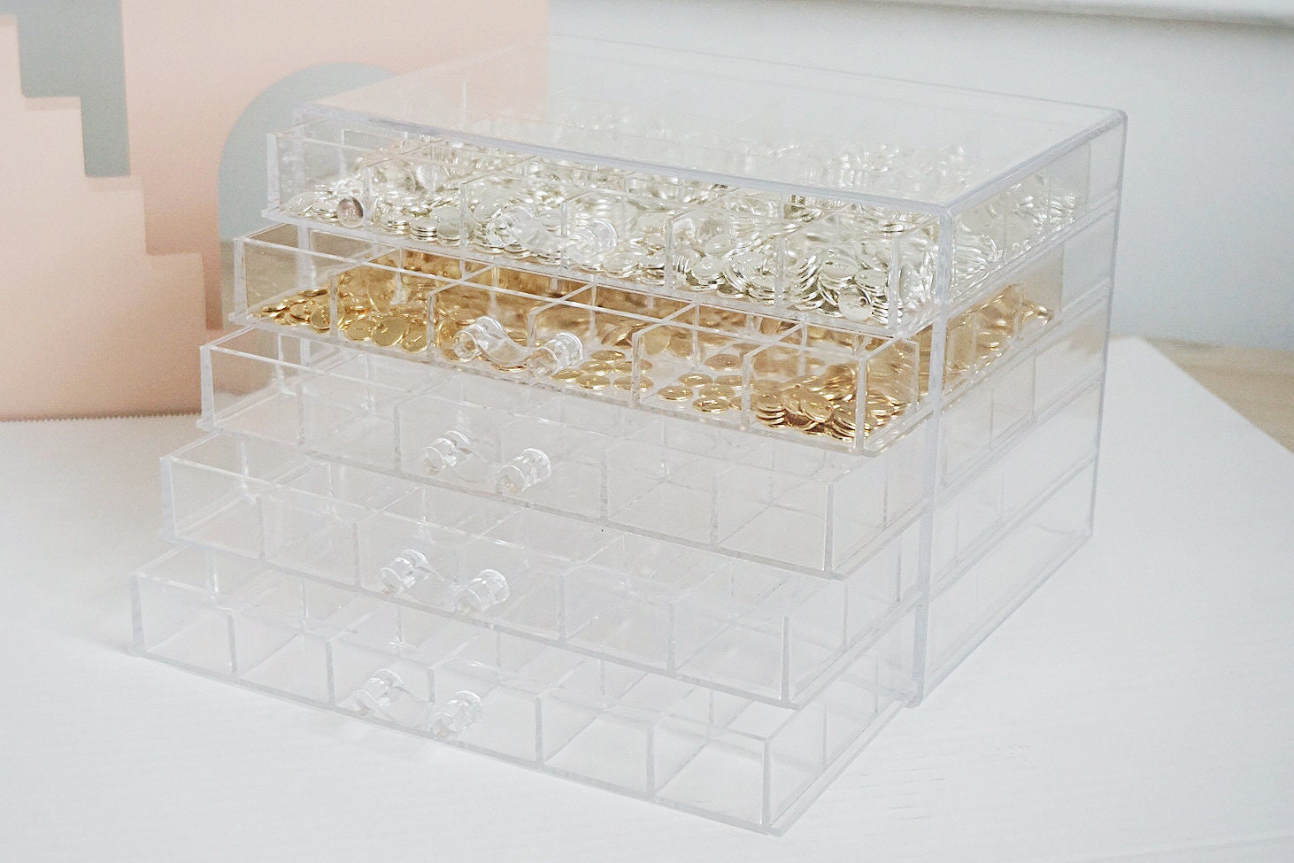 Source Acrylic Small Customized Transparent Box Organizer With