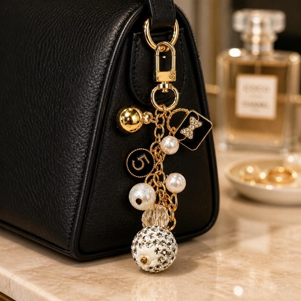 CHANEL キーホルダーロック 香水 サンプル ショッパー付き 一目惚れ級